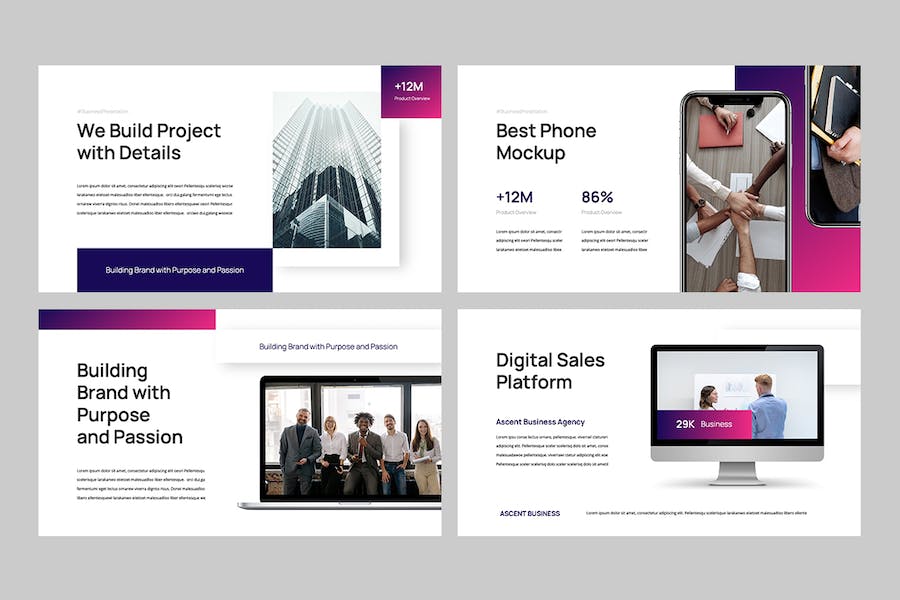 融资融商创业路演Keynote模板 - 顶尖PPT