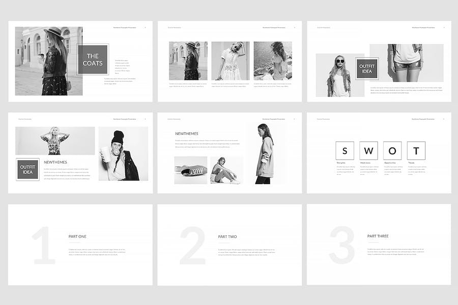 极简设计商务演讲方案PPT模板 - 顶尖PPT