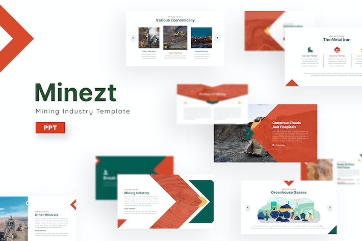 稀有金属矿产开发稀土行业PPT模板 - 顶尖PPT