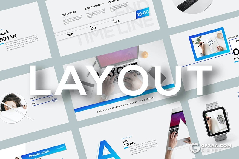 35页蓝色欧美商务风格企业项目规划布局PPT模板 - 顶尖PPT