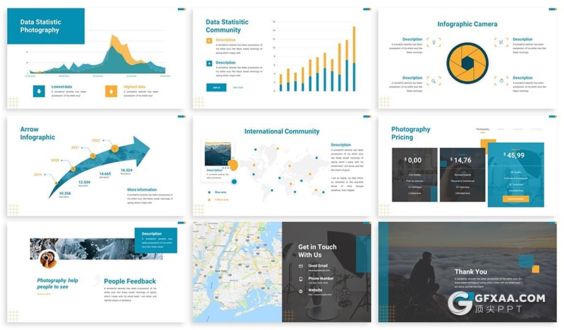 30页商务风格扁平化团队企业介绍工作计划总结PPT模板3种主题配色 - 顶尖PPT