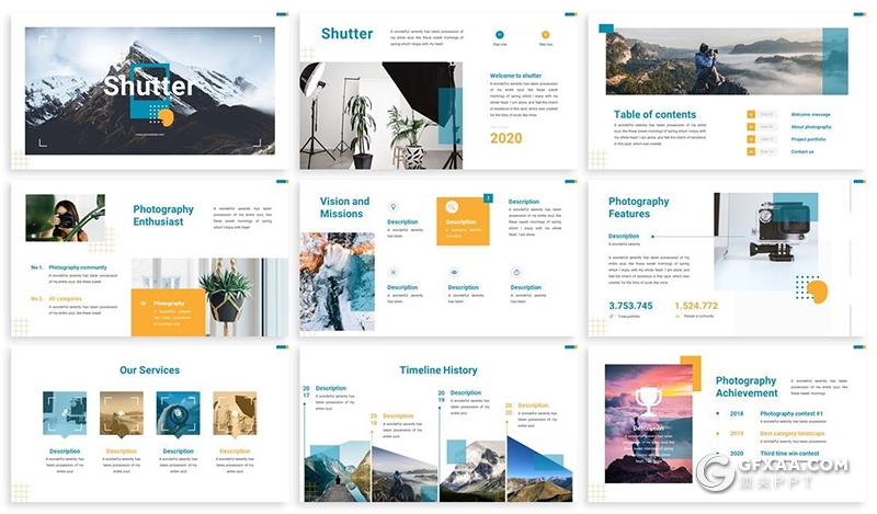 30页商务风格扁平化团队企业介绍工作计划总结PPT模板3种主题配色 - 顶尖PPT