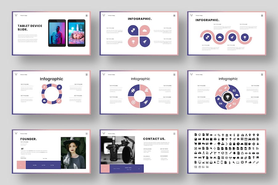 国外商业商务团队介绍公司会议年终总结PPT模板 - 顶尖PPT