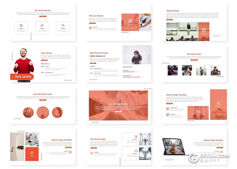 30页扁平化商务风格企业工作汇报多用途PPT模板5种主题配色 - 顶尖PPT