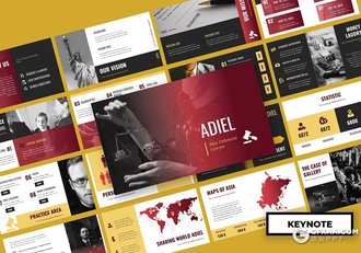 40页渐变风格商务企业会议工作总结计划keynote模板 - 顶尖PPT