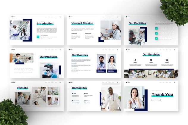 医院医生护士介绍展示keynote模板 - 顶尖PPT