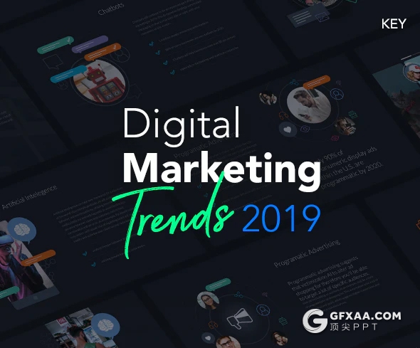30页数字营销商务数据信息图形keynote模板 - 顶尖PPT