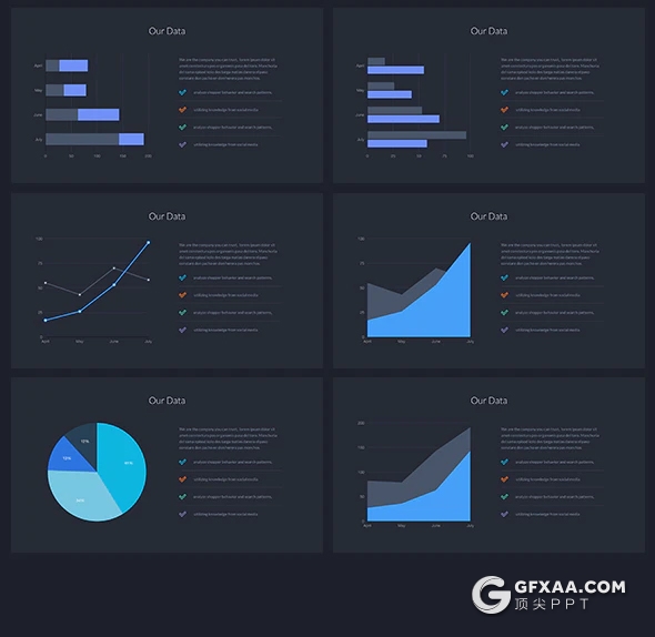 30页数字营销商务数据信息图形keynote模板 - 顶尖PPT