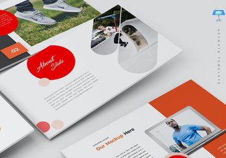 体育运动健身品牌推广宣传Keynote模板 - 顶尖PPT