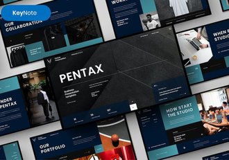 摄影器材商务产品服务介绍Keynote模板 - 顶尖PPT