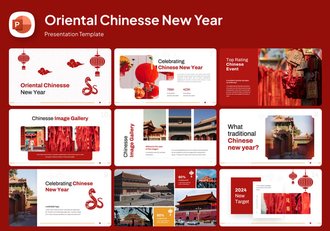 中国农历新年文化介绍PPT模板 - 顶尖PPT