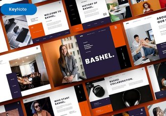 创意摄影作品集商务展示Keynote模板 - 顶尖PPT