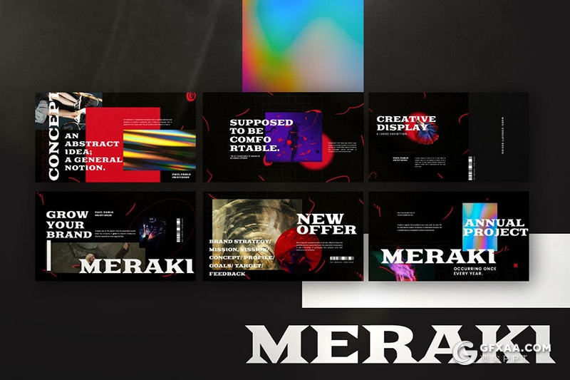 30页欧美时尚杂志风格PPT模板 - 顶尖PPT