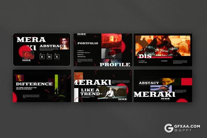 30页欧美时尚杂志风格PPT模板 - 顶尖PPT