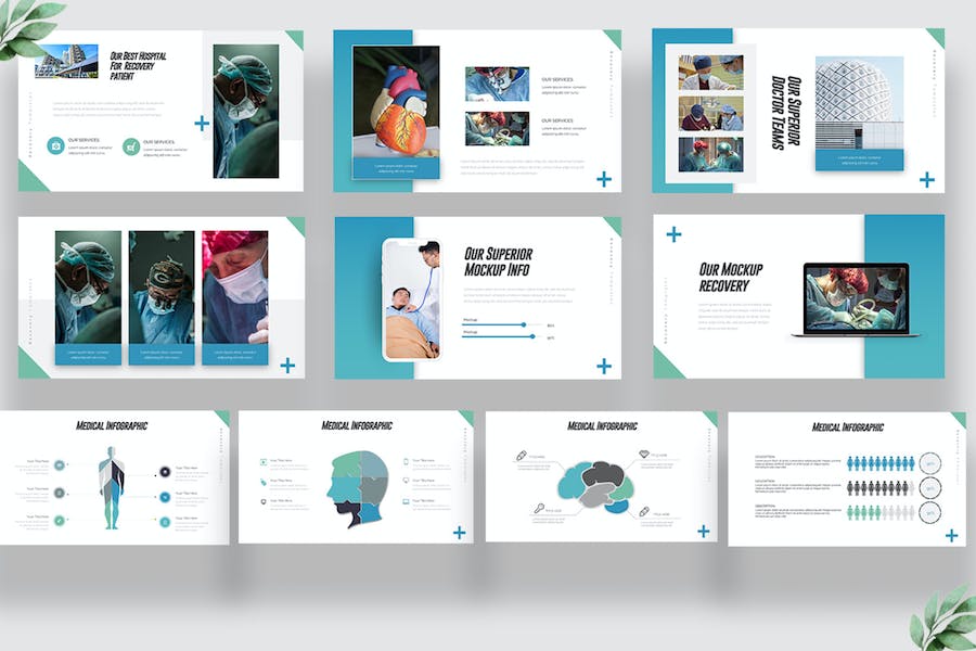 医疗护理讲述展示Keynote模板 - 顶尖PPT