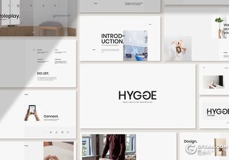 30页极简文艺小青风格PPT模板 - 顶尖PPT