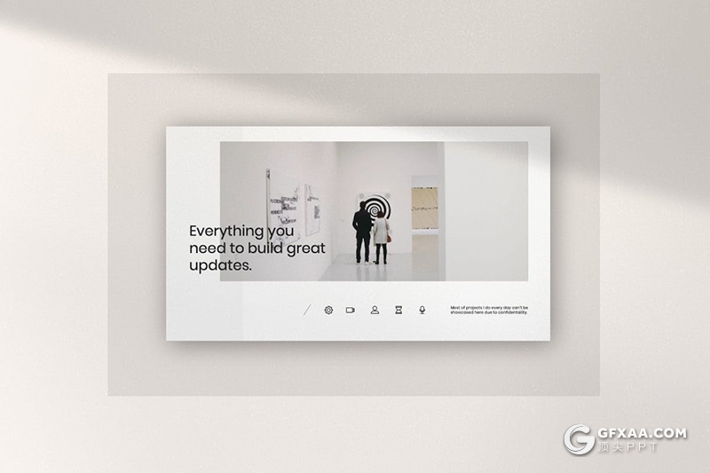 30页极简文艺小青风格PPT模板 - 顶尖PPT