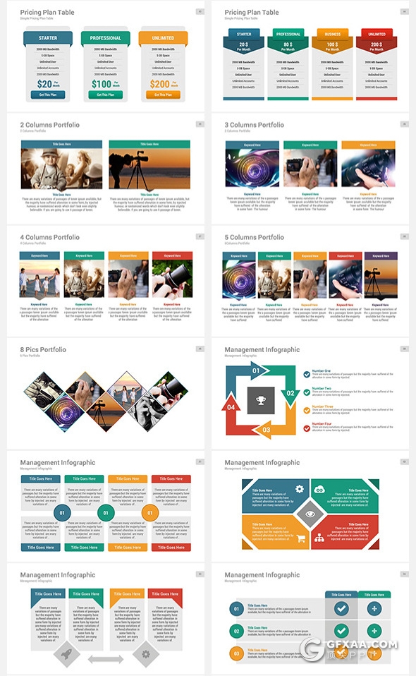 150页国外多用途企业介绍工作计划总结PPT模板13种配色 - 顶尖PPT