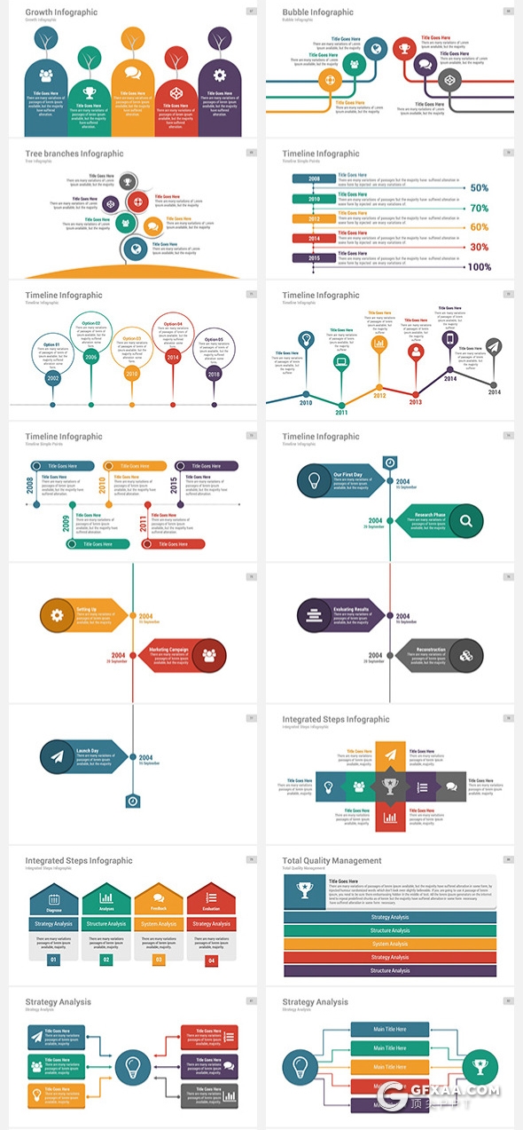 150页国外多用途企业介绍工作计划总结PPT模板13种配色 - 顶尖PPT