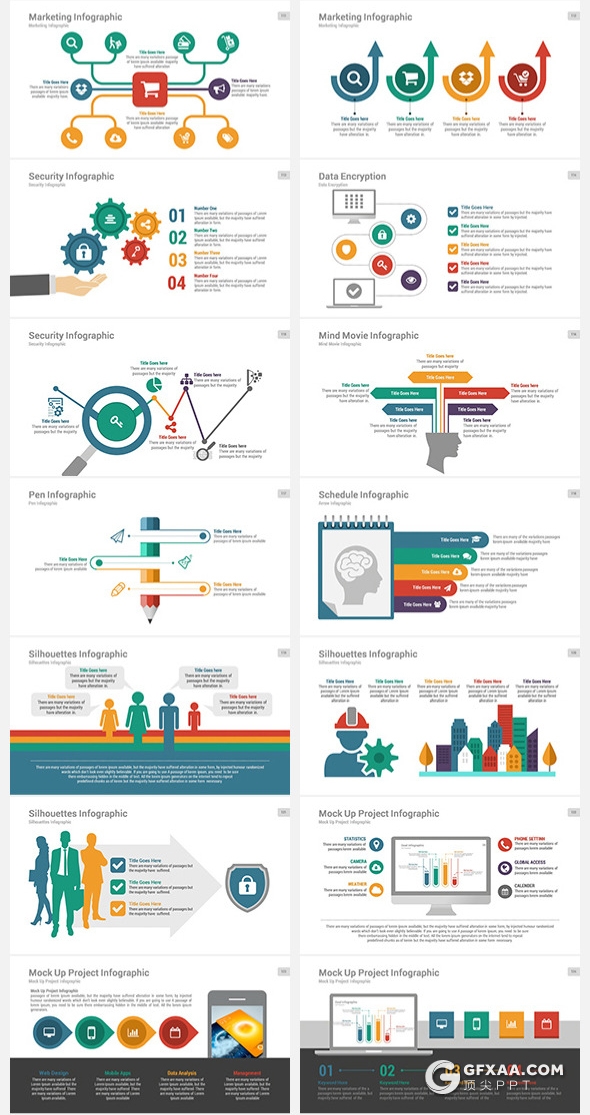 150页国外多用途企业介绍工作计划总结PPT模板13种配色 - 顶尖PPT