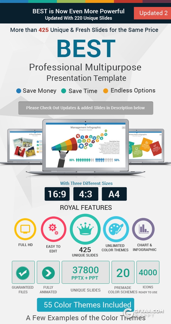 200多页国外商务通用ppt企业公司介绍工作计划总结项目介绍ppt商务信息图形设计智能图表ppt模板20种配色3种尺寸 - 顶尖PPT