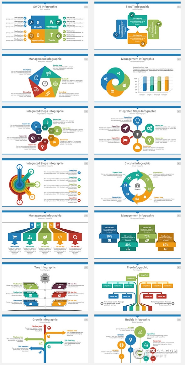200多页国外商务通用ppt企业公司介绍工作计划总结项目介绍ppt商务信息图形设计智能图表ppt模板20种配色3种尺寸 - 顶尖PPT