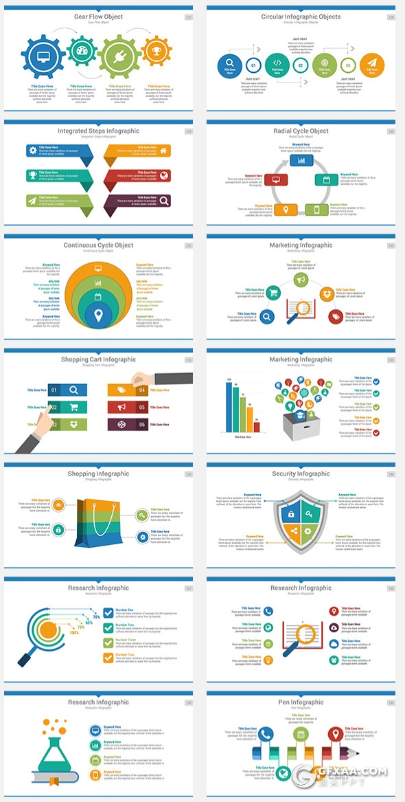 200多页国外商务通用ppt企业公司介绍工作计划总结项目介绍ppt商务信息图形设计智能图表ppt模板20种配色3种尺寸 - 顶尖PPT