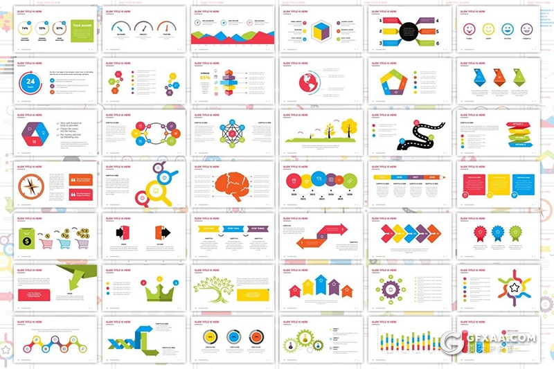300页国外高端商务企业宣传介绍工作计划总结ppt商务数据信息图形图表PPT模板世界各国地图PPT图形模板10种主题配色 - 顶尖PPT