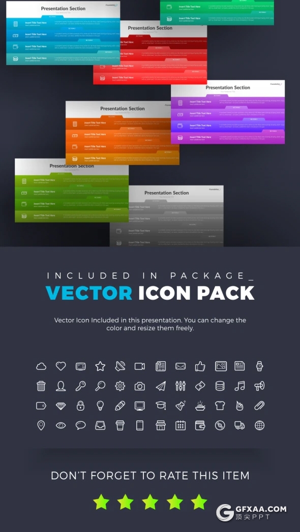 60页高品质国外商务企业宣传项目合作PPT模板年终计划工作总结PPT模板11种主题配色 - 顶尖PPT