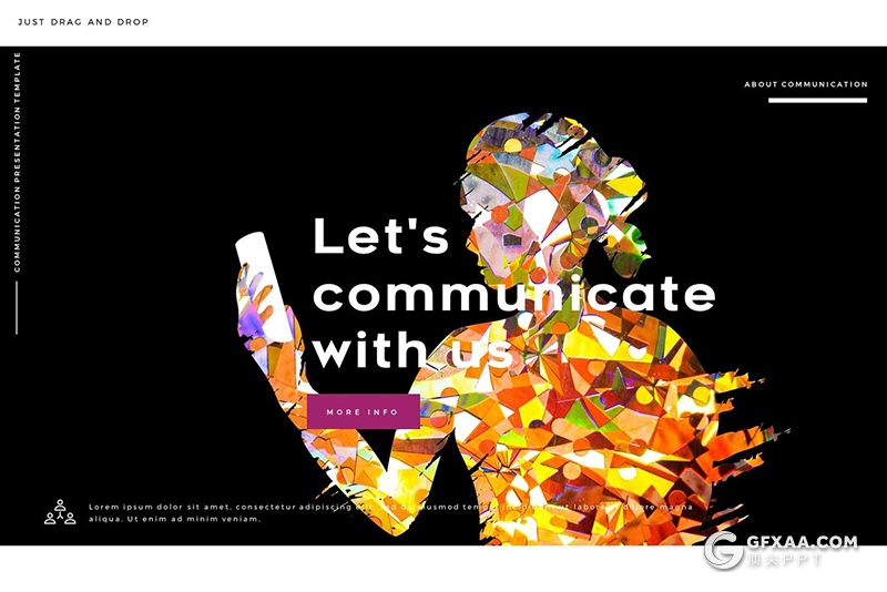 102页简约创意微立体图片剪影国外多用途PPT模板 - 顶尖PPT