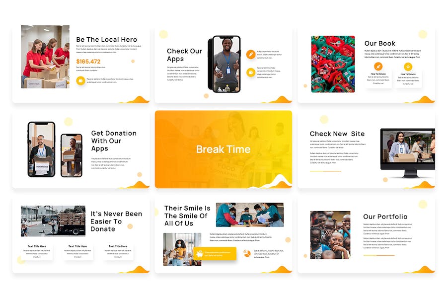 慈善机构文案策划宣传Keynote模板 - 顶尖PPT