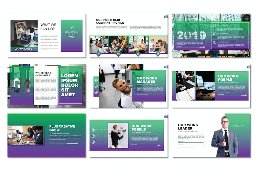 专业数据分析可视化插画Keynote图表 - 顶尖PPT