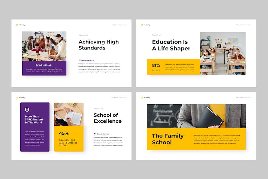 在线教育培训课程学习平台PPT模板 - 顶尖PPT