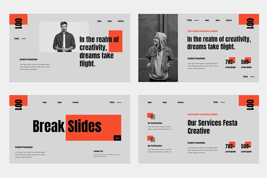 创意讲述展示方案推介应用PPT模板 - 顶尖PPT