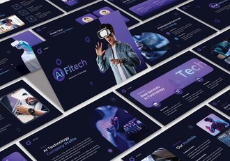 AI科技人工智能技术keynote模板 - 顶尖PPT