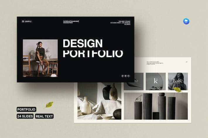 极简风格国外keynote模板 - 顶尖PPT