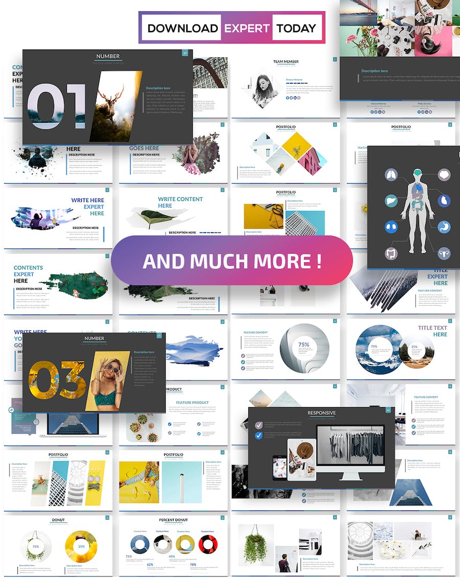 专家咨询服务推广Keynote模板 - 顶尖PPT