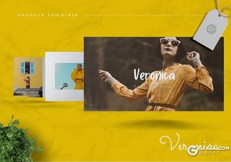 30页极简时尚流行杂志风格多用途keynote模板5种主题配色 - 顶尖PPT