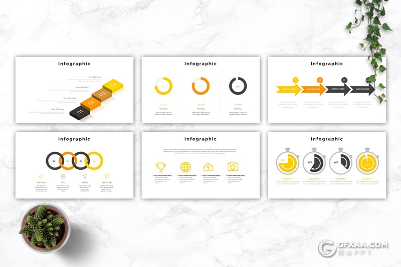 30页极简时尚流行杂志风格多用途PPT模板5种主题配色 - 顶尖PPT