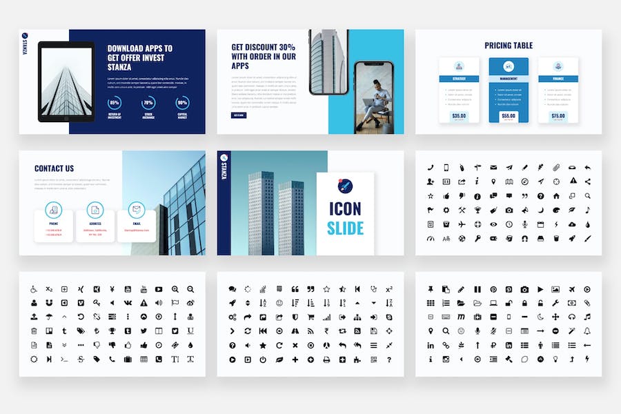 小型企业创业项目展示Keynote模板 - 顶尖PPT