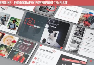 摄影作品集展示宣传推广PPT模板 - 顶尖PPT