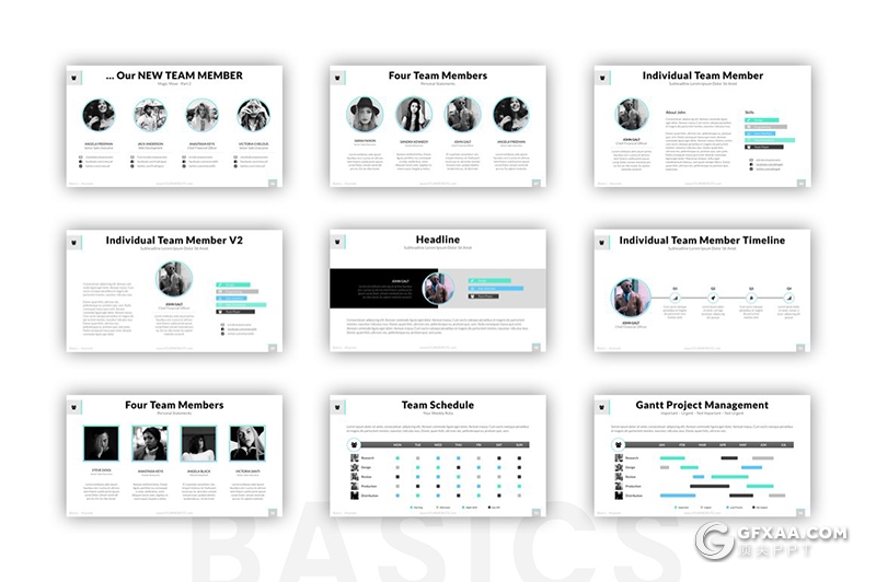 180页蓝色国外简约线条商务工作计划总结企业介绍2020年终汇报keynote模板 - 顶尖PPT