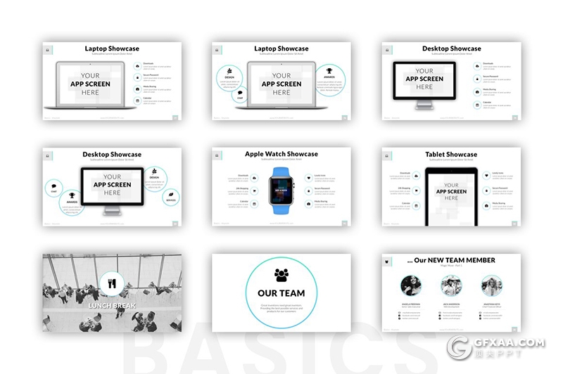 180页蓝色国外简约线条商务工作计划总结企业介绍2020年终汇报keynote模板 - 顶尖PPT
