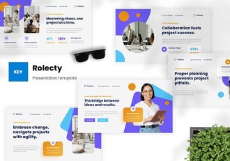 项目管理讲述展示方案推介Keynote模板 - 顶尖PPT