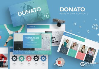 30页蓝绿渐变企业工作计划总结多用途PPT模板5种主题配色 - 顶尖PPT