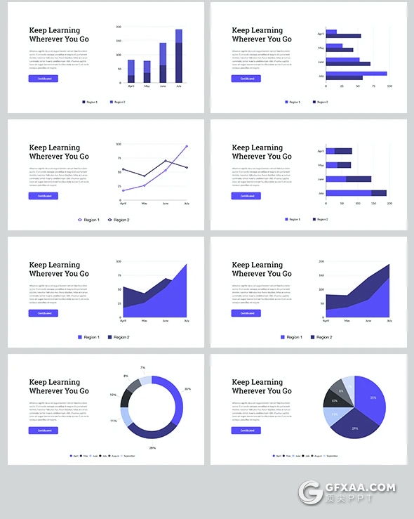 38页蓝色扁平化大学教育培训机构工作计划总结PPT模板 - 顶尖PPT