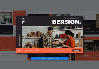 商务领域内容展示专业Keynote模板 - 顶尖PPT