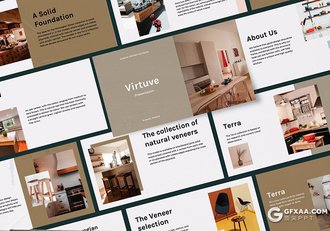 国外简约时尚流行风格PPT模板 - 顶尖PPT