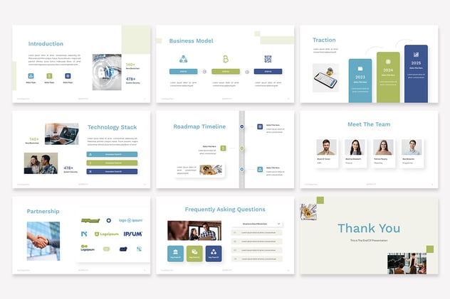 区块链比特币PPT模板 - 顶尖PPT