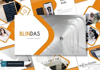 30页创意圆角矩形企业会议工作报告keynote模板5种主题配色 - 顶尖PPT